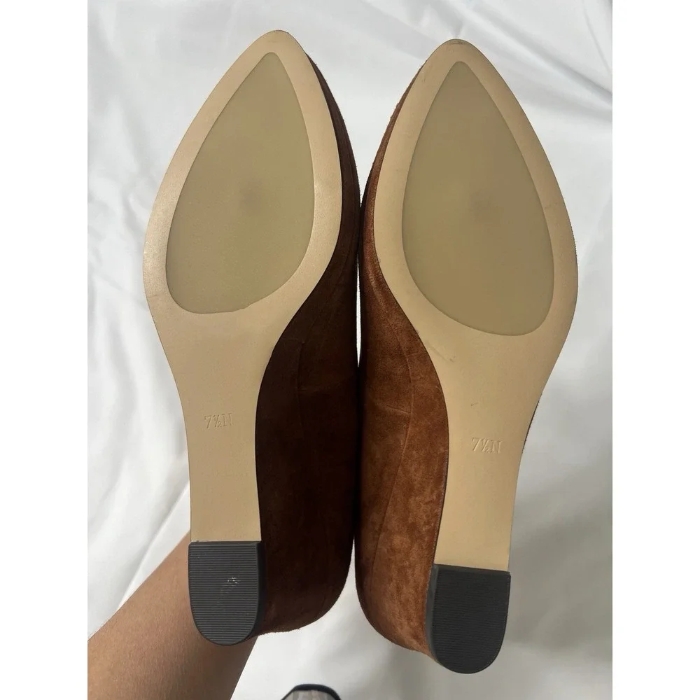 Talbots lacey leather